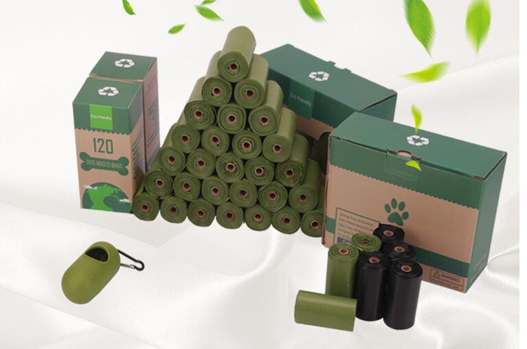 Disposable Dog Poo Bags — 16 Rolls