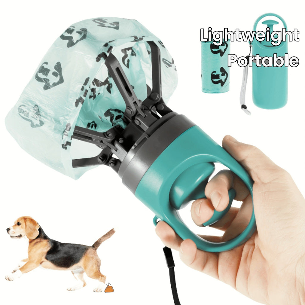 Dog Poop Scooper with Waste Bags