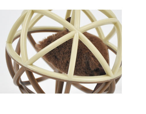 Interactive Cat Toy Ball with Cage