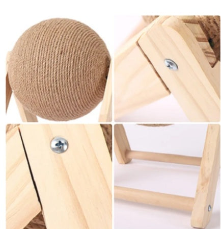 Multi-Level Cat Climbing Frame & Scratching Post