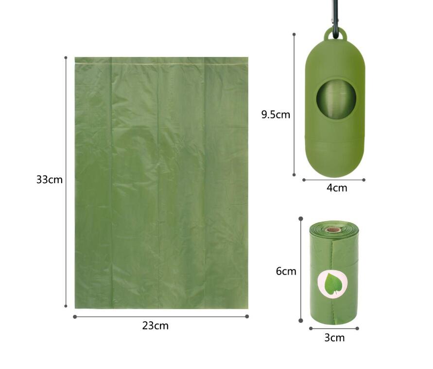 Disposable Dog Poo Bags — 16 Rolls