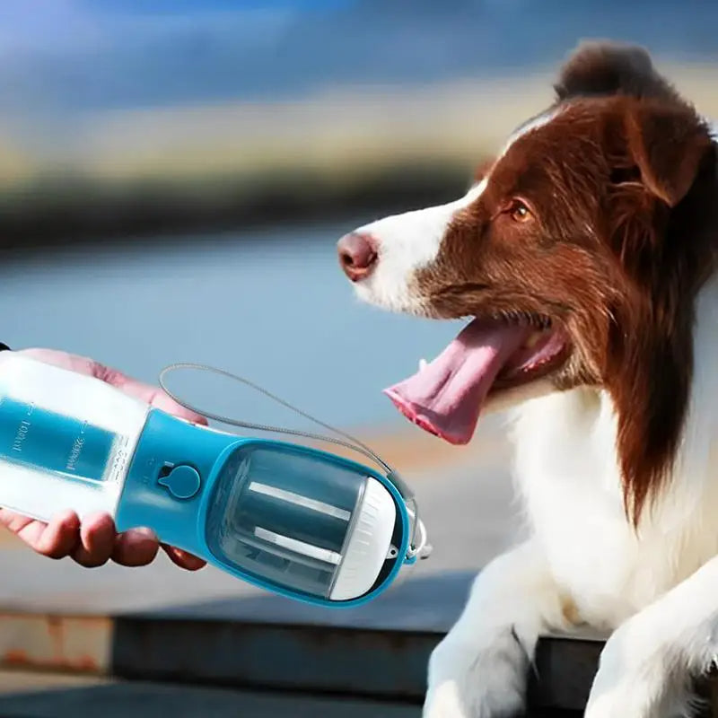 3-in-1 Portable Dog Cup — Water, Food & Waste Bags