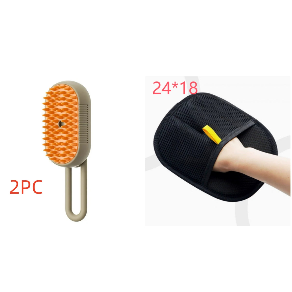 3-in-1 Electric Steam Pet Brush