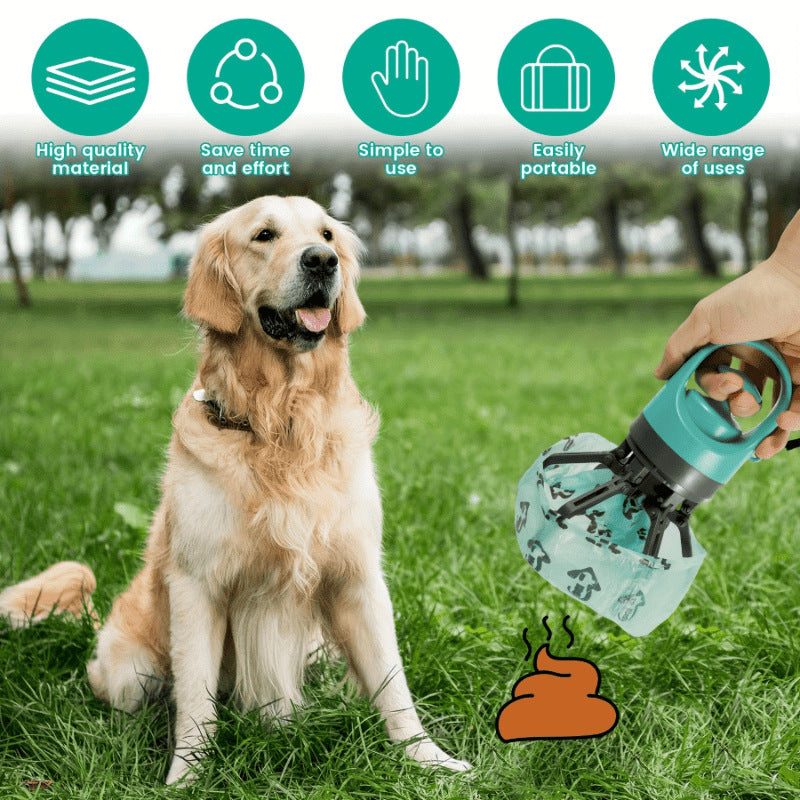 Dog Poop Scooper with Waste Bags